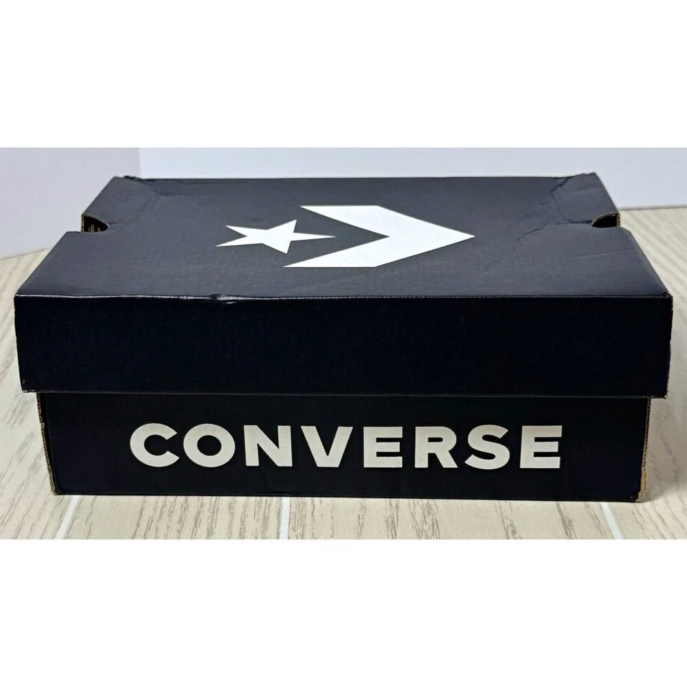Converse Youth Size 1 Chuck Taylor All Star EVA Lift Hi Gray/White Canvas Shoes